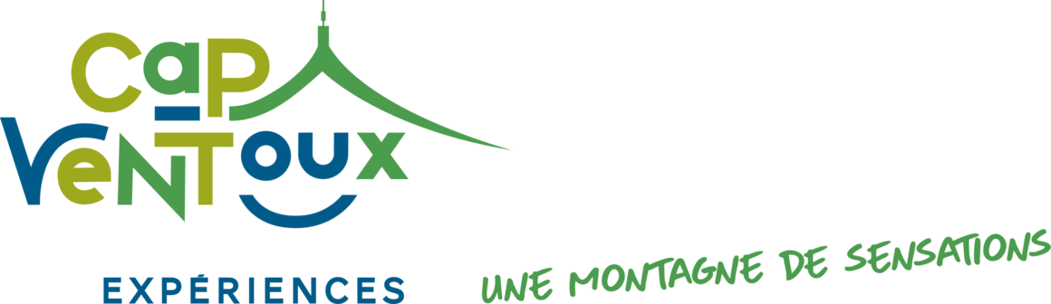 Logo "Cap Ventoux Expériences - Un montagne de sensations"